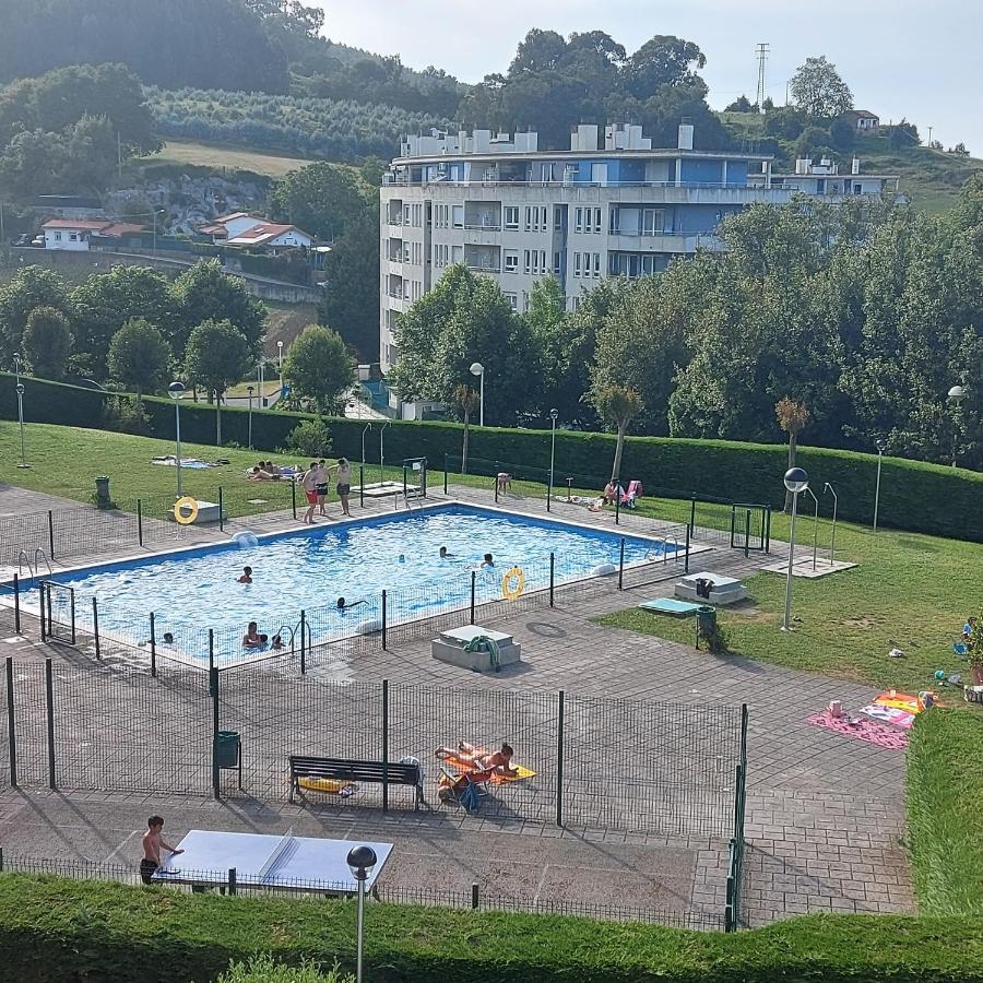 Apartamento Soleado piso con terraza, piscina y a 8 ' centro Castro Urdiales Exterior foto